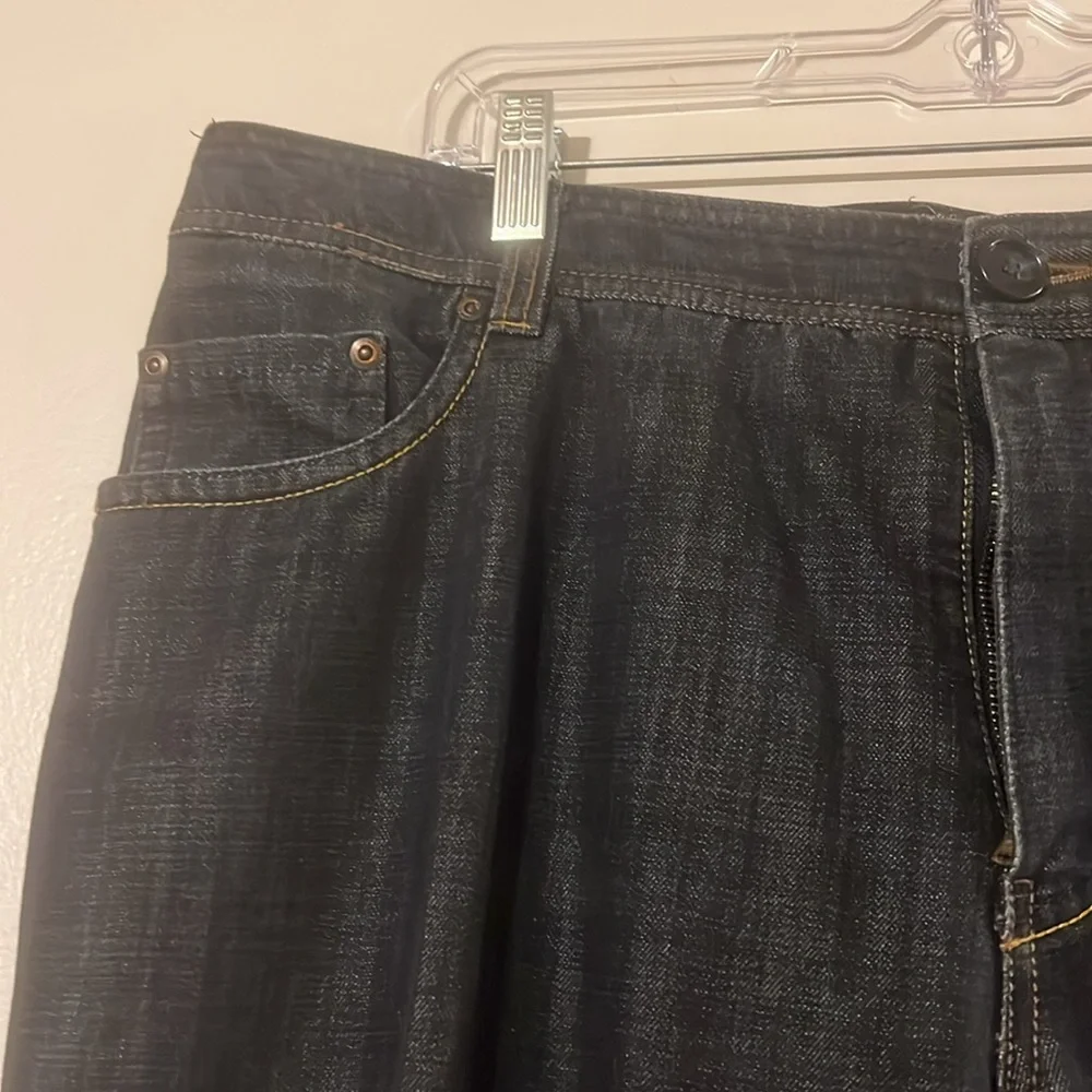 Enzo mens dark blue denim